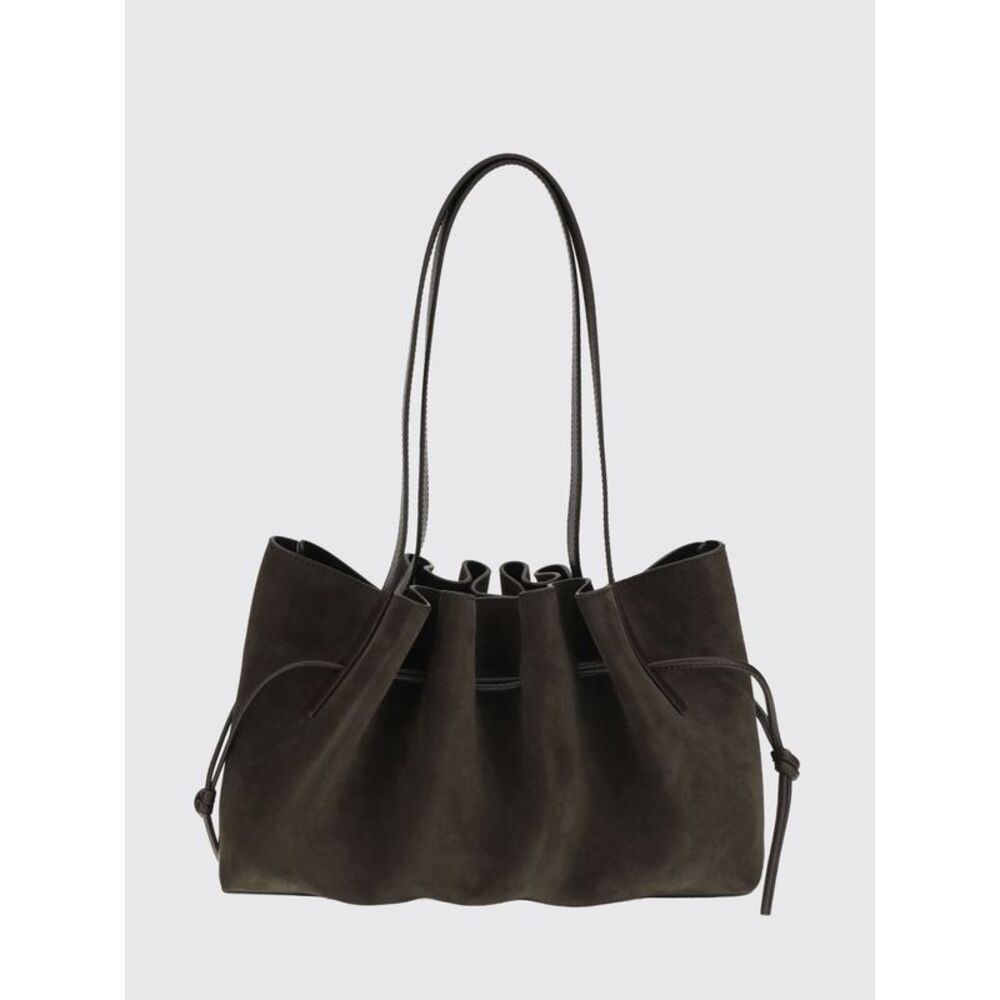 Medium Shoulder Bag Yuzefi In Suede Leather With A Flared Design